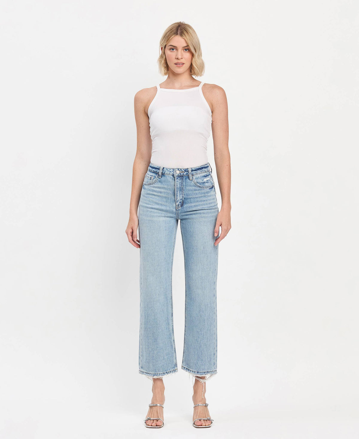 Lina 90's High Rise Ankle Slim Jean