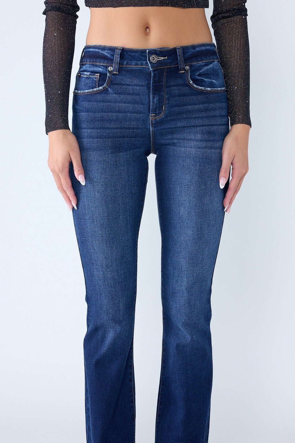 High Rise Classic Bootcut Jeans