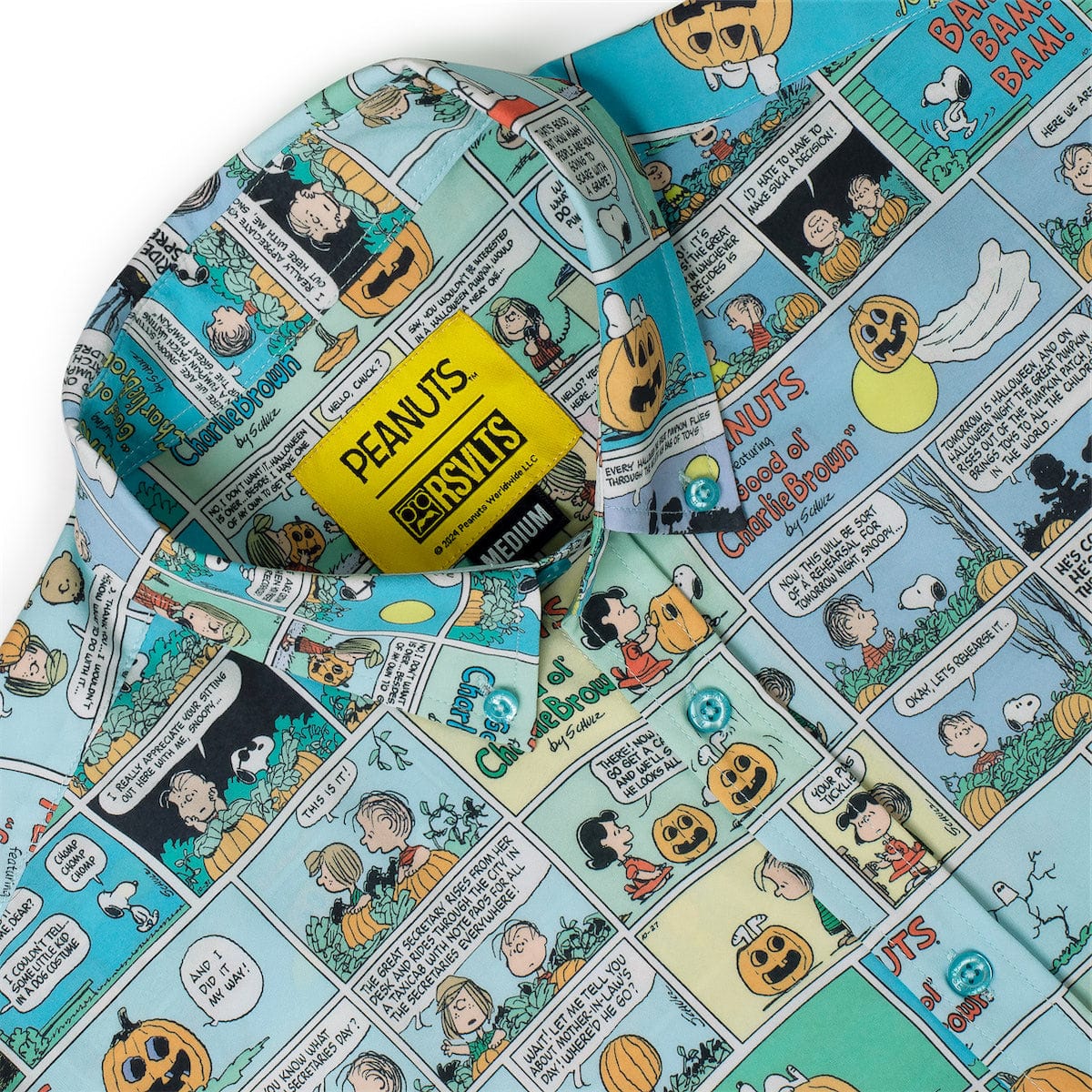 Peanuts "Spooky Strips" – KUNUFLEX Short Sleeve Shirt