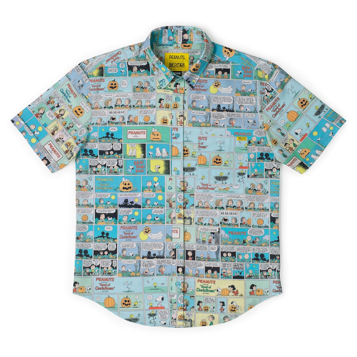 Peanuts "Spooky Strips" – KUNUFLEX Short Sleeve Shirt